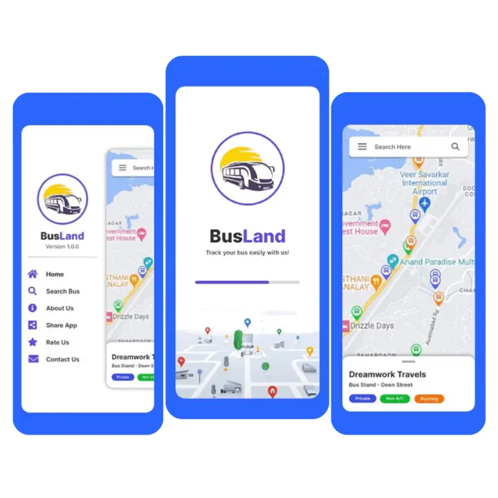 BusLand - Bus Tracking App | Avacora Solutions